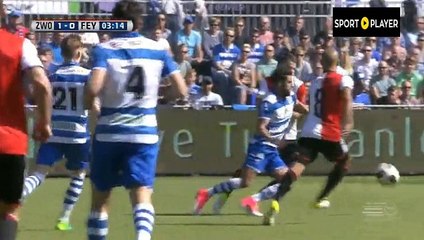 Queensy Menig  GOAL - Zwolle	1-0	Feyenoord 09.04.2017 HD