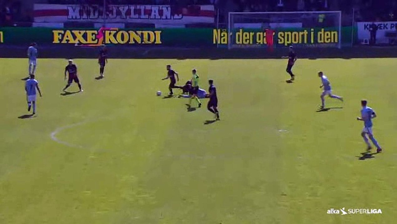 Rasmus Nissen Kristensen  GOAL - Midtjylland	3-0	Sonderjyske 09.04.2017 HD