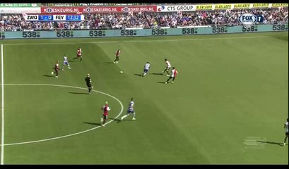 Bram van Polen Goal HD - Zwolle 2-0 Feyenoord - 09.04.2017