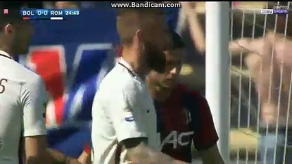 Federico Fazio Goal HD - Bologna 0-1 AS Roma - 09.04.2017 HD