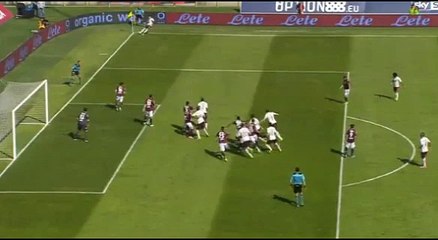 0-1 Fazio F. Goal - Bologna 0-1 AS Roma 09.04.2017 HD