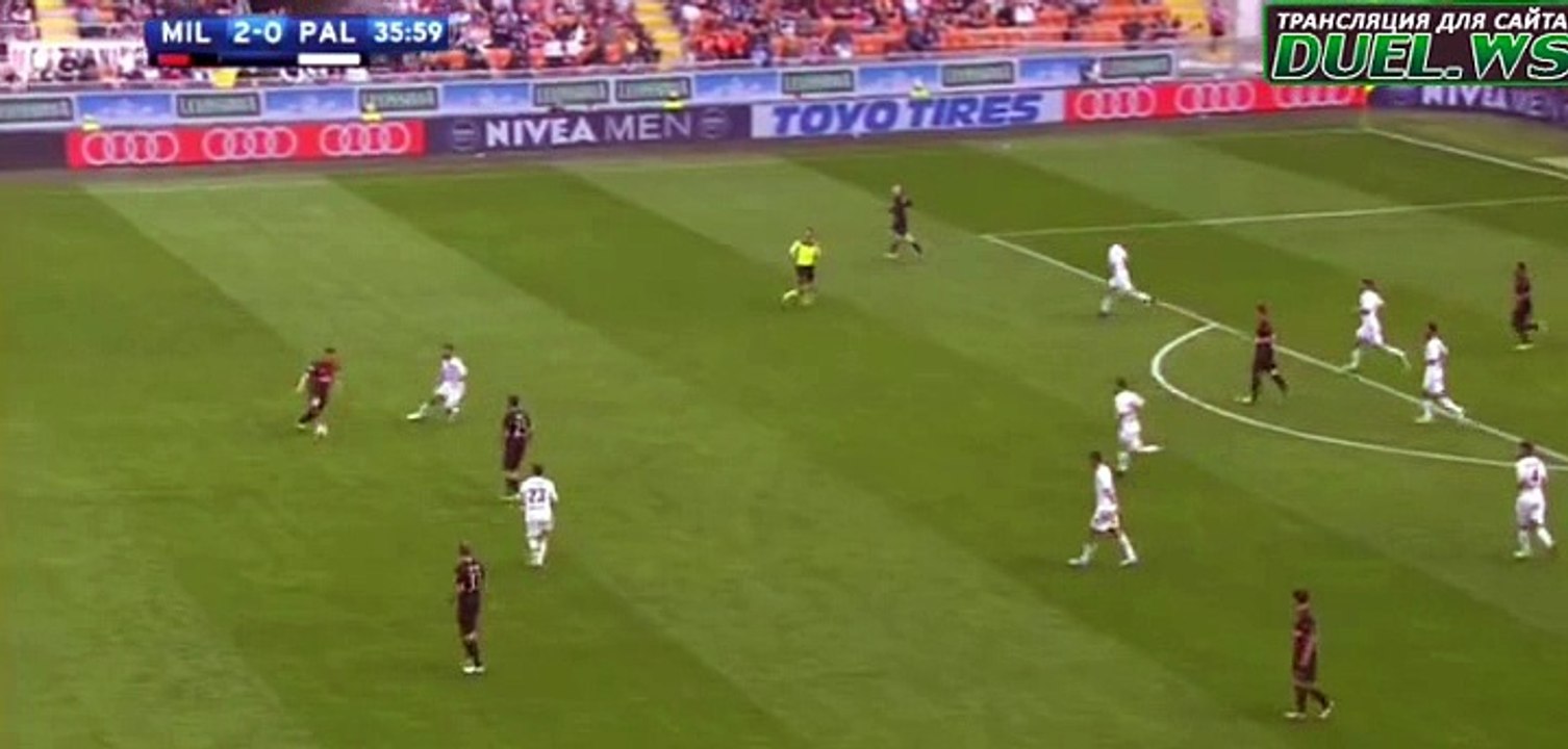 Carlos Bacca GOAL HD - AC Milan 3-0 Palermo 09.04.2017