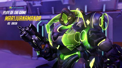 Orisa giving lessons on positioning.Tuition: your life.