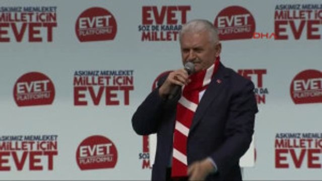 Izmir - Başbakan Yıldırım, Izmir Mitinginde Konuştu 1