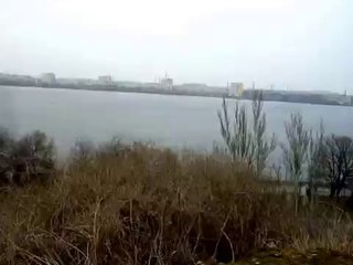 Днепропетровск от Набережной до...Река Днепр.Dnipropetrovsk ..  Dnieper River.