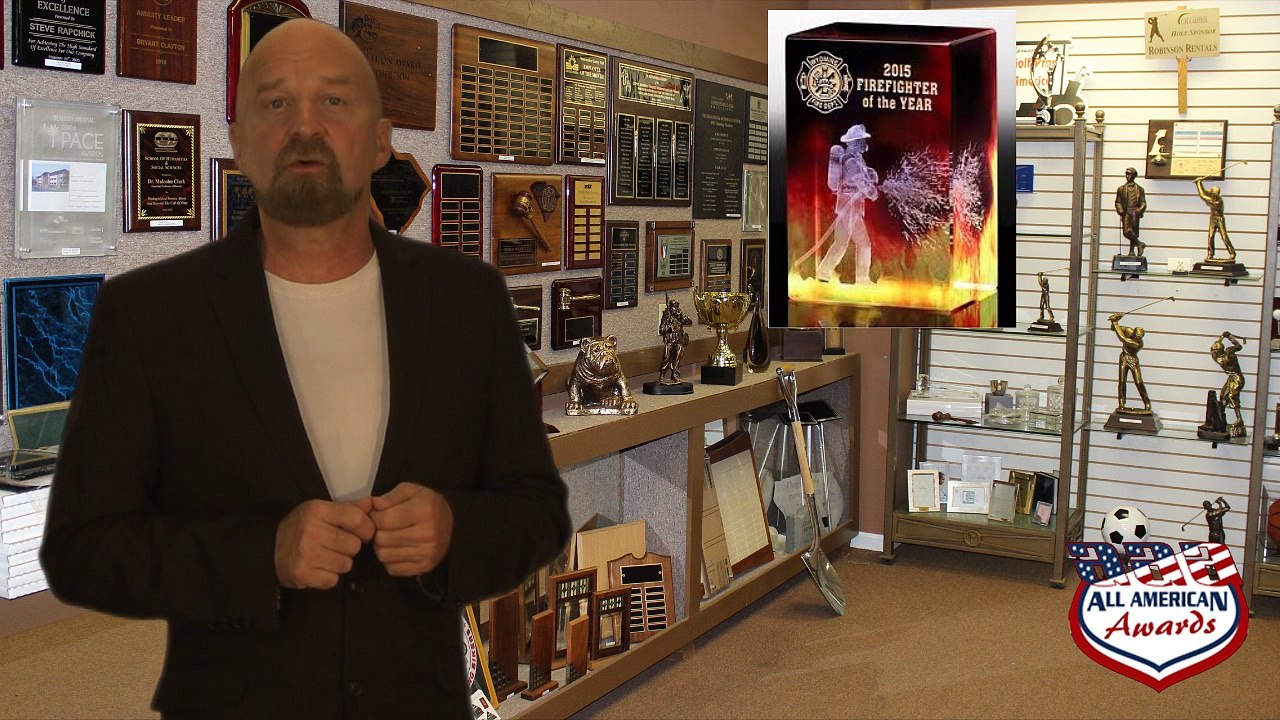 All American Awards, Firefighter Recognition, awardsguy.com, Charleston, SC, trophy shop, custom awards and engraving
