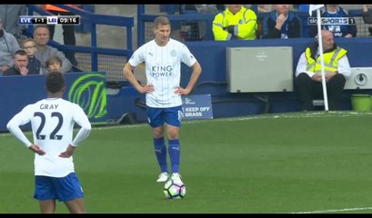 Marc Albrighton Goal HD - Everton 1-2 Leicester - 09.04.2017