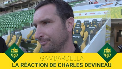 Gambardella : la réaction de Charles Devineau