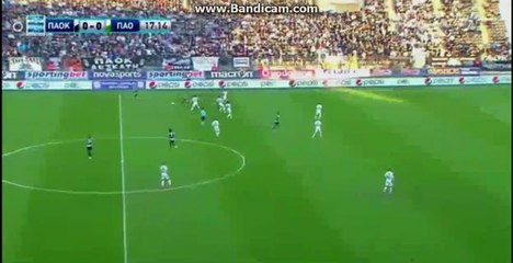 Pedro Henrique Goal HD PAOK 1-0 Panathinaikos  09.04.2017 HD