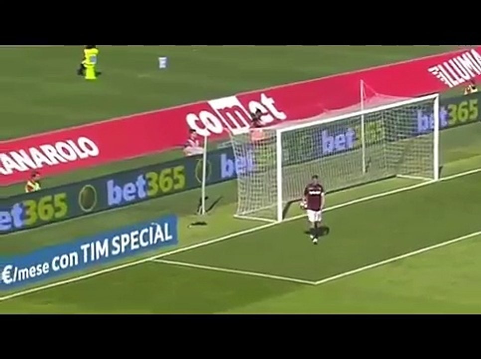 هدف محمد صلاح كامل تعليق محمد الكوالينى - الدورى الايطالى 9-4-2017