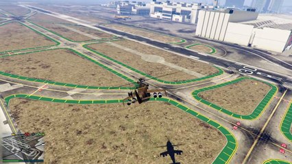 GTA Online Tour (Day 1) - Attack Helicopter flight