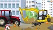 Kids Cartoon The Excavator and The Crane Animation for children Cars & Trucks Cartoon Compilation