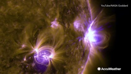 NASA catches the Sun emitting trio of solar flares