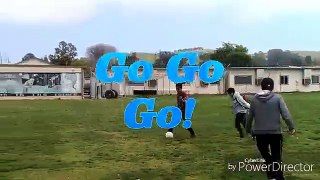 Awesome funny soccer hits