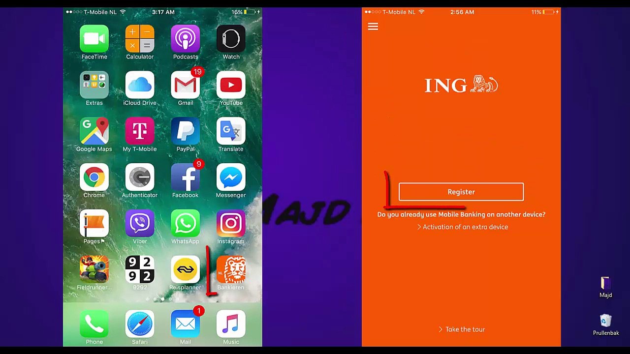 تفعيل تطبيق بنك ING✅