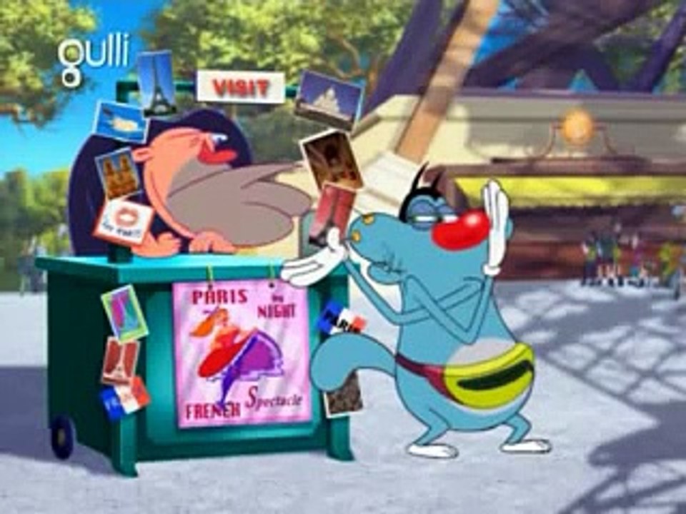 Oggy and the Cockroaches,S02E61, Welcome To Paris [MPG].flv