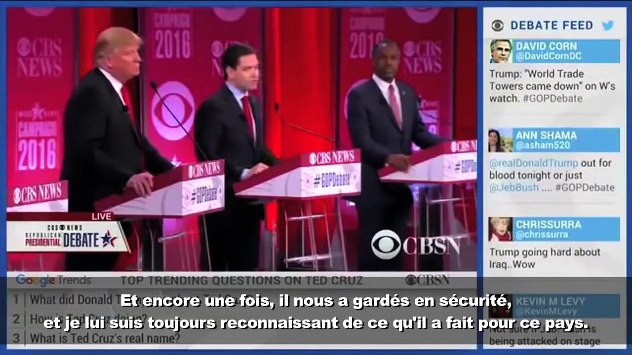 TRUMP en français !!!! Dénonciation de la guerre d' Irak et Vérités !!! 2015 - 2016 !