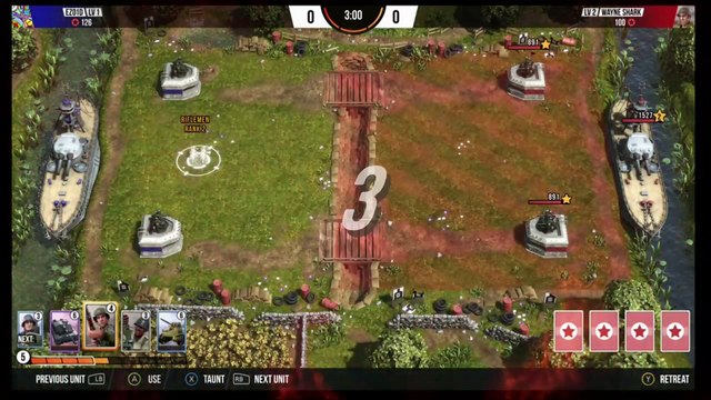 Battle Islands Commanders - First Training Battle - Upload Studio - Xbox One, PS4, PC. Première bataille d'entraînement.