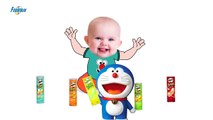 Bad Baby crying and learn colors Pringles vs Doremon- Finger Family Song Collect