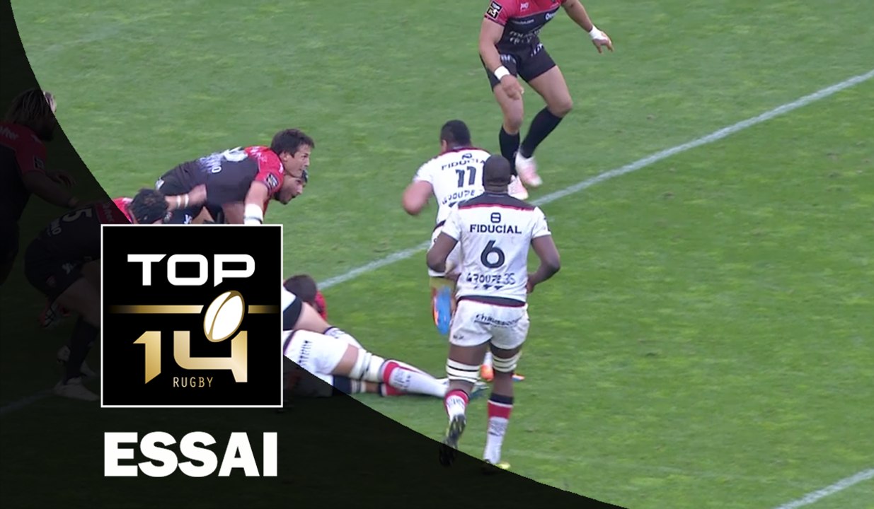 TOP 14 ‐ Essai Paul PEREZ (TLS) – Toulon-Toulouse – J23 – Saison 2016/2017