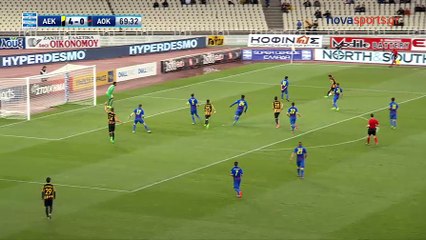5-0 Το δεύτερο γκολ του Τόμας Πέκχαρτ - ΑΕΚ 5-0 Κέρκυρα – 09 Απριλίου 2017