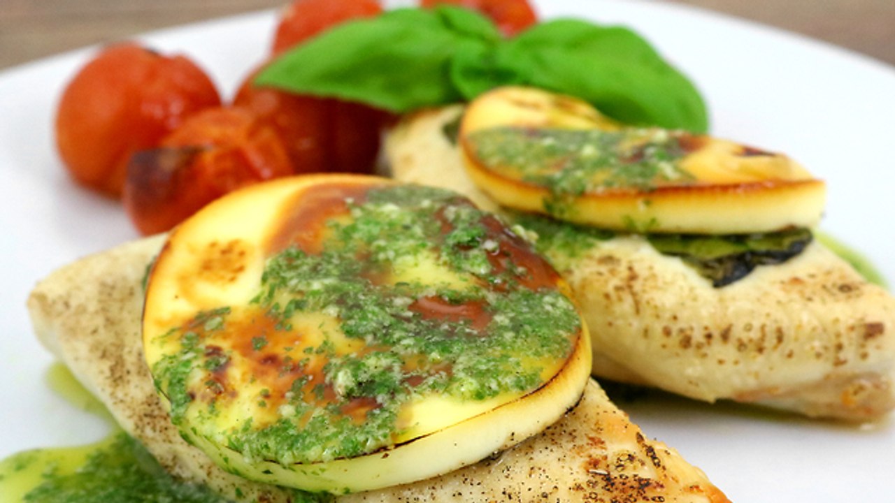 Basil cheese chicken recipe