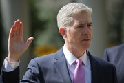 Neil Gorsuch takes constitutional oath to become supreme court justice