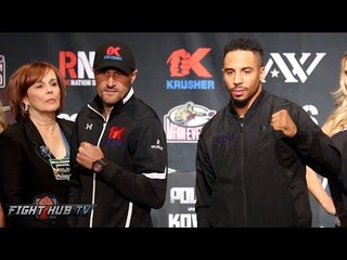 Sergey Kovalev vs. Andre Ward Full Final Press Conference & Face Off Video