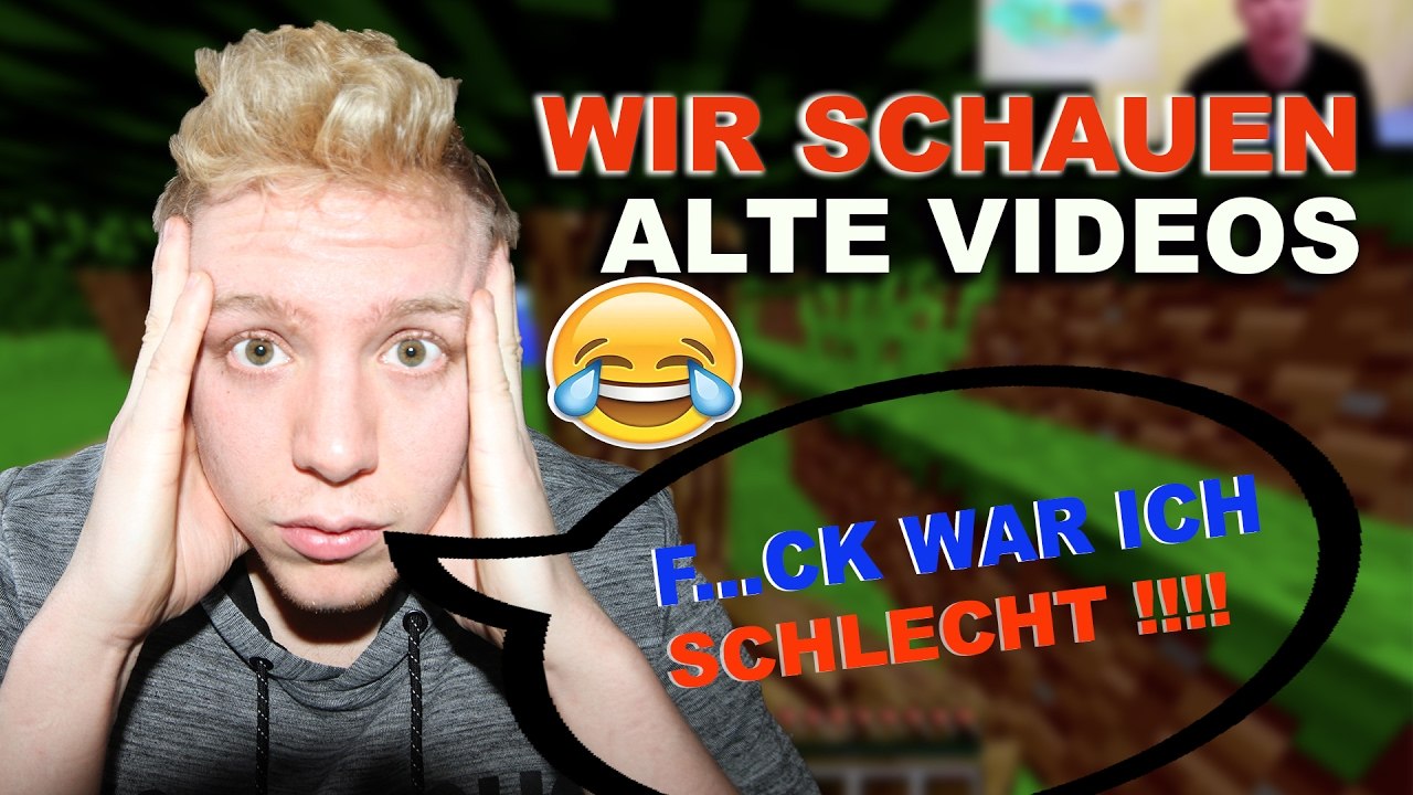 MEINE REAKTION AUF MEINE ERSTEN VIDEOS