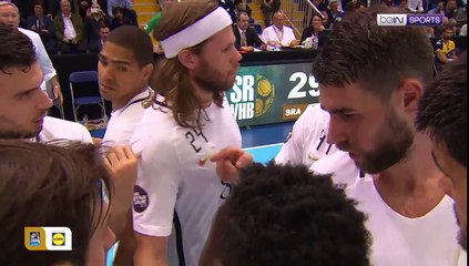 Karabatic coaching gagnant - Hansen à 15m - Paris St Raph Coupe de la Ligue 7/04/2017