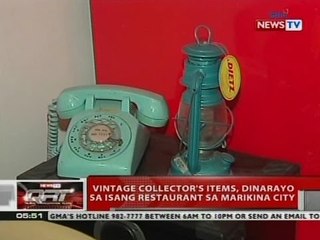 QRT: Vintage collector's item, dinarayo sa sa isang restaurant sa Marikina City