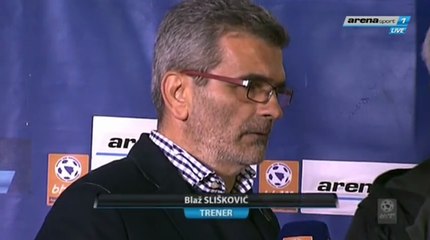 FK Sarajevo - HŠK Zrinjski 0:0 / Izjava Sliškovića