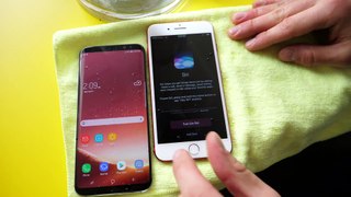 Samsung Galaxy S8 vs iPhone 7 Water Test! Secretly Waterproof-
