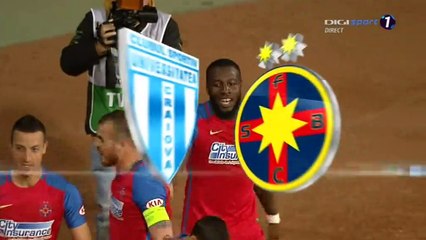 0-1 Harlem Gnohéré Goal Romania  Divizia A  Championship Group - 09.04.2017 CS Univ Craiova 0-1 Steaua Bucuresti