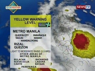 NTVL: Weather update as of 10:47 p.m. (October 1, 2015)
