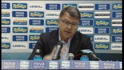 Λεβαδειακός-Ολυμπιακός 1-1 (συνέντευξη Τύπου)