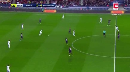 Edinson Cavani GOAL HD - Paris SG 2-0 Guingamp 09.04.2017