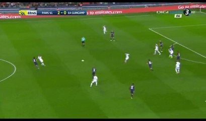 Edinson Cavani Goal HD - PSG 3-0 Guingamp - 09.04.2017