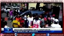 Matan hombre de 5 disparos en banca de apuestas-Noticias Telemicro-Video