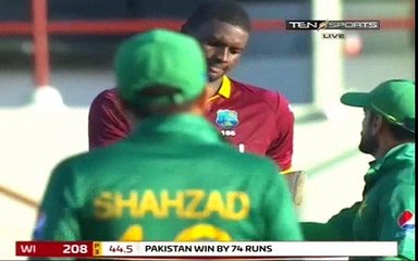 Pakistan wins the 2nd ODI by 74 runs