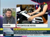 Partidos de Ecuador podrán objetar inconsistencias en elección del 2-A