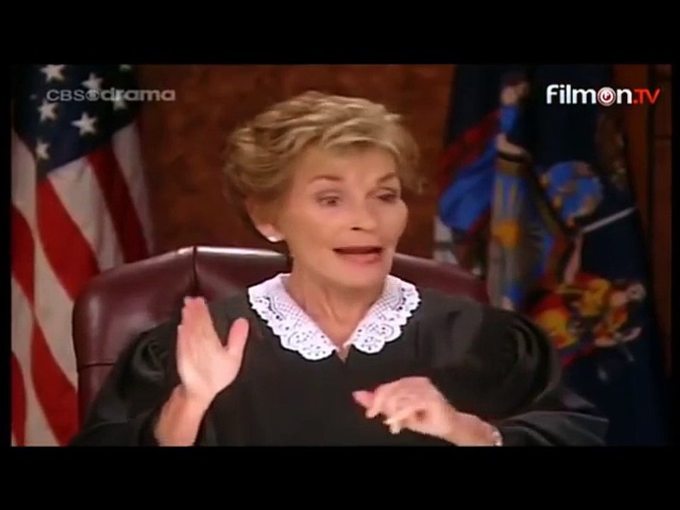 "inappropriate!!" Judge Judy