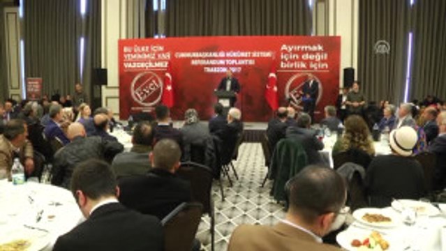 Içişleri Bakanı Soylu: Biz Türkiye'de Hükümet Meseleleriyle Uğraşamayız - Trabzon
