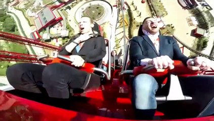 Il se prend un oiseau en pleine face alors qu'il est dans une attraction