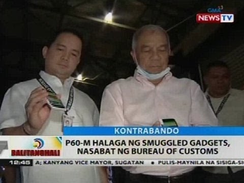 BT: P60-M halaga ng smuggled gadgets, nasabat ng Bureau of Customs