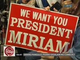 24 Oras: Sen. Miriam Defensor-Santiago, kakandidato sa pagka-pangulo sa 2016