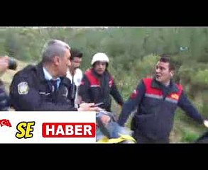 Film gibi kazaya film gibi kurtarma operasyonu