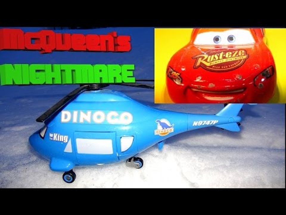Pixar Cars 3 Lightning McQueen Nightmare Cars 2 Lemons Buried McQueen in Snow