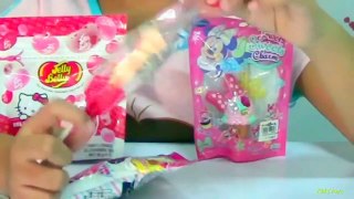 Re-ment Disney Charms, Hello Kitty Jelly Belly, Disney Minnie Mouse Sweets