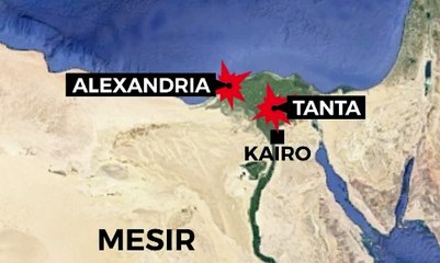 Ledakan Bom di Dua Gereja Koptik Mesir